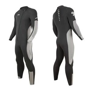 ZCCO Mens 3mm Neoprene Full Wetsuit Scuba Diving Suit‎ Black MF305-BG-L